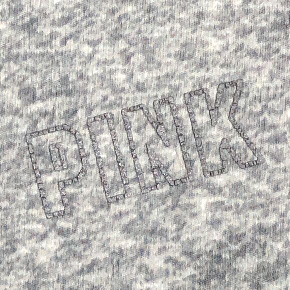 VS PINK Active Leggings Large Gray Heather Wide Band Compression High Rise - Picture 8 of 12